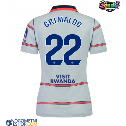 Ženski Nogometni dresi Atletico Madrid Alejandro Grimaldo #22 Tretji 2026-27 Kratek Rokav